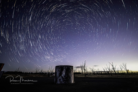 Star trail timelapse